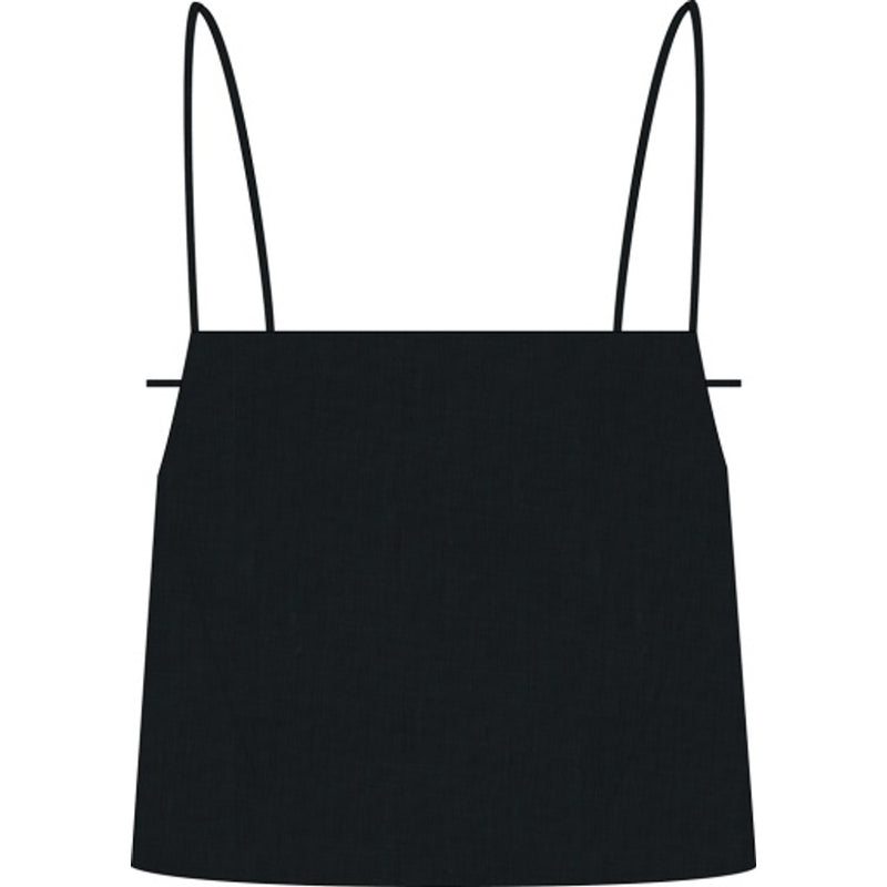 Onia - Womens Air Linen Sqaure Neck Tank