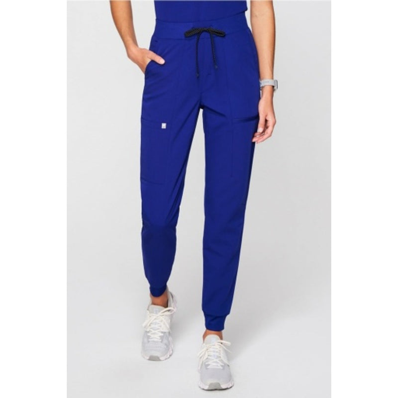Fabletics - Womens High-Rise on-Call Scrub Jogger - Galaxy Blue
