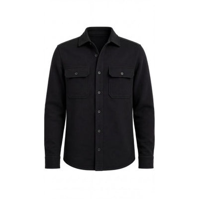 Liverpool Los Angeles - Mens Knit L/S Button Up Shirt with Flap Pkts