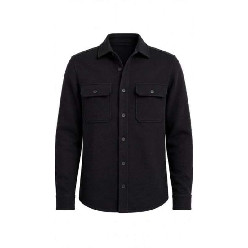 Liverpool Los Angeles - Mens Knit L/S Button Up Shirt with Flap Pkts