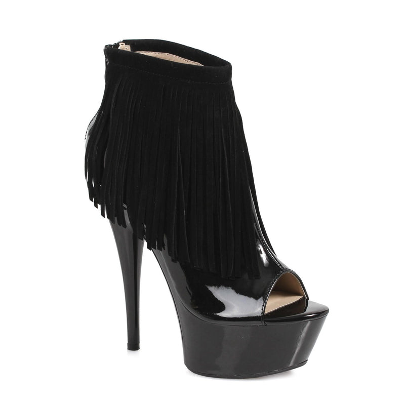 Ellie Shoes - 6" Platform with Fringe
