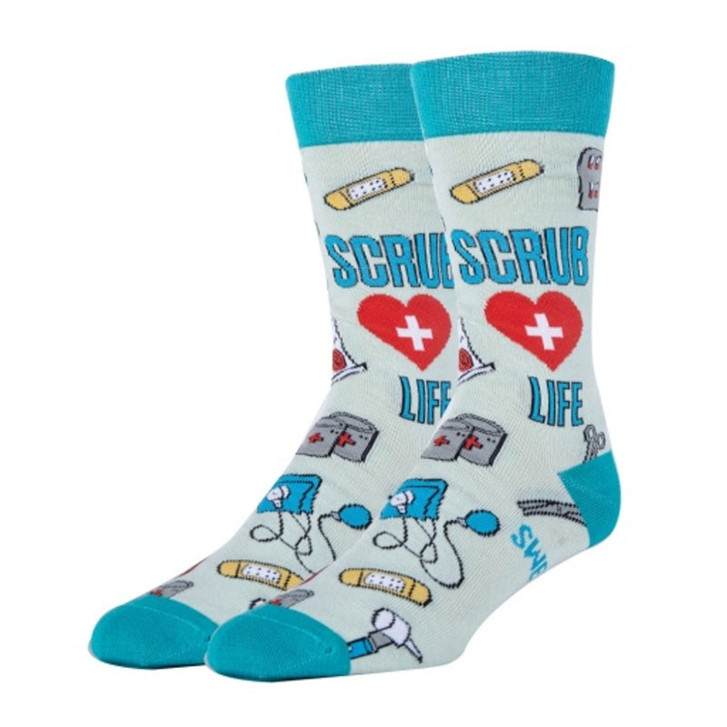 Oooh Yeah - Mens Scrub Life-Mens Crew Sock