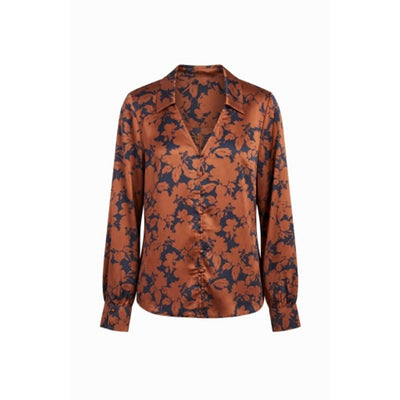 Liverpool Los Angeles - Womens Long Slv Button Front Wvn Blouse