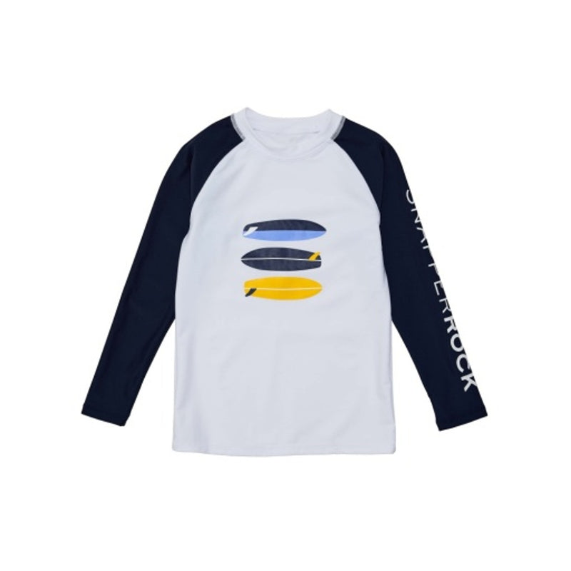 Snapper Rock - Boys Wave Break Long Sleeve Rash Top
