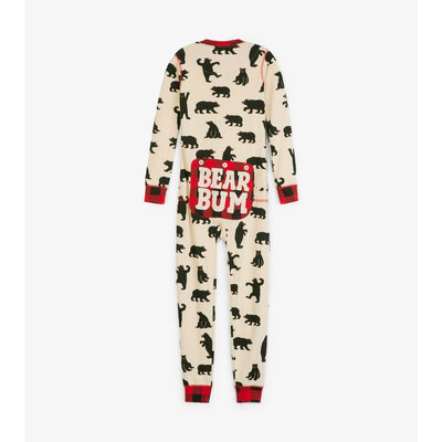 Little Blue House - Black Bear Kids Union Suit