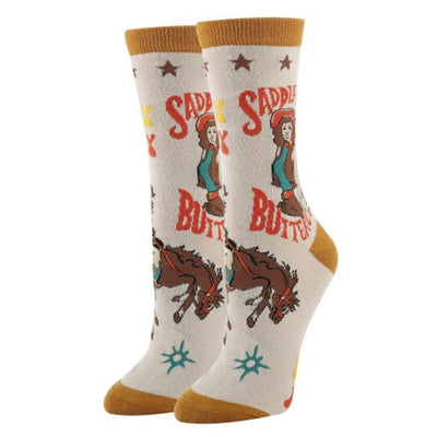 Oooh Yeah - Womens Saddle Up Women's Crew Socks