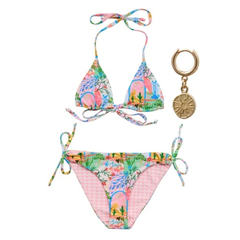 Snapper Rock - Girls Enchanted Oasis Teen Triangle Bikini
