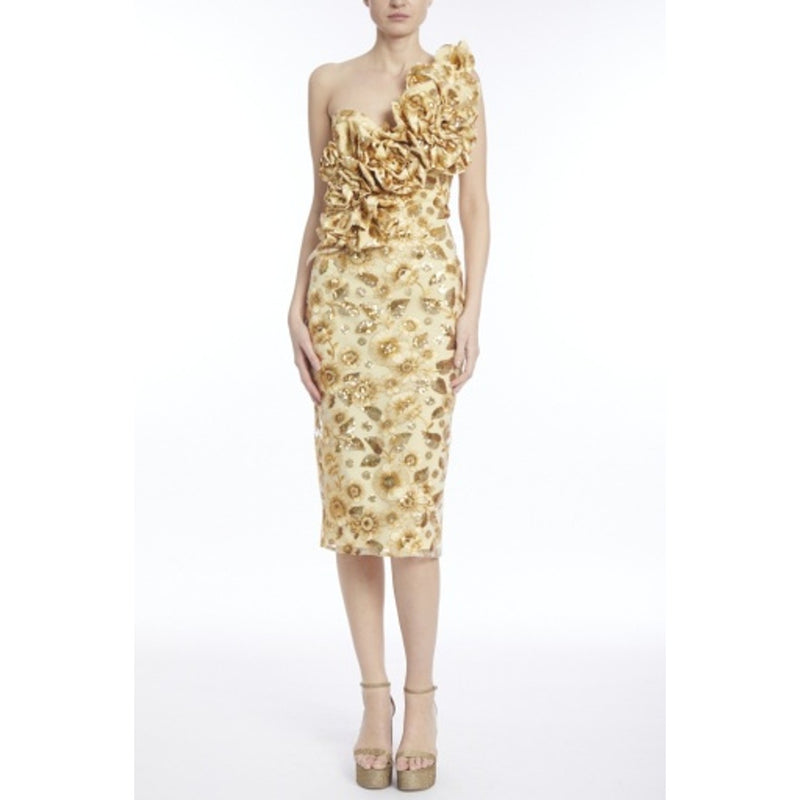 Badgley Mischka - Womens Diagonal Rosette