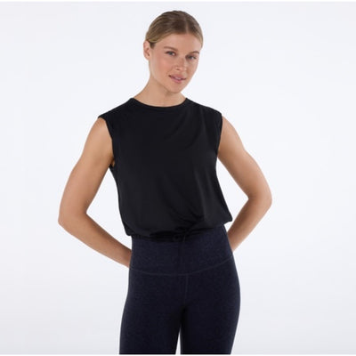 Thirty Three Threads - Unisex Tavi Softtec Crop Tie Tee Ebony