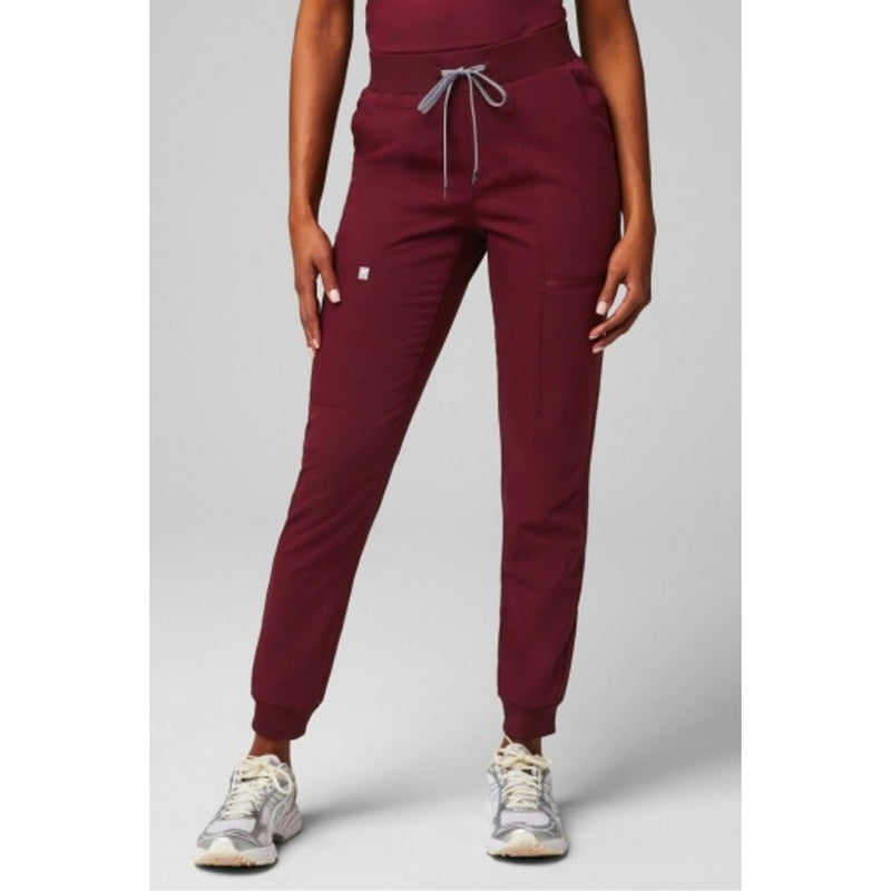 Fabletics - Womens on-Call Scrub Jogger - Wine