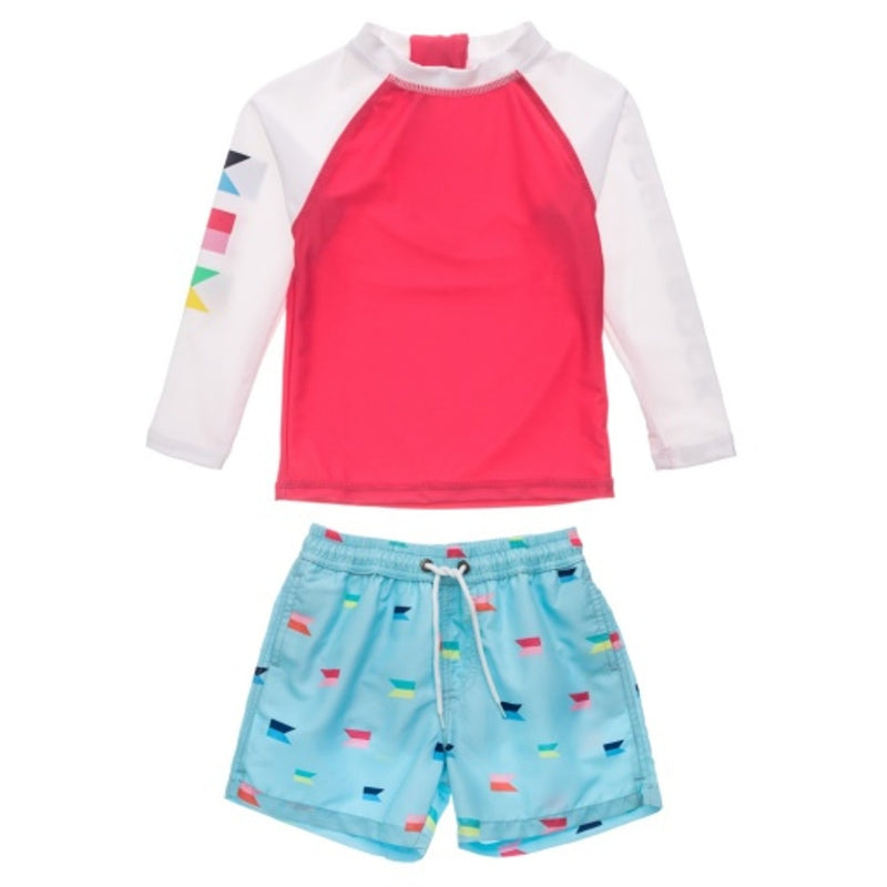 Snapper Rock - Baby Maritime Fliers Baby Long Sleeve Set