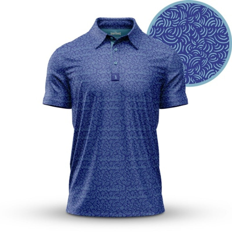 Bogey Bros - Mens Arcs Red Polo