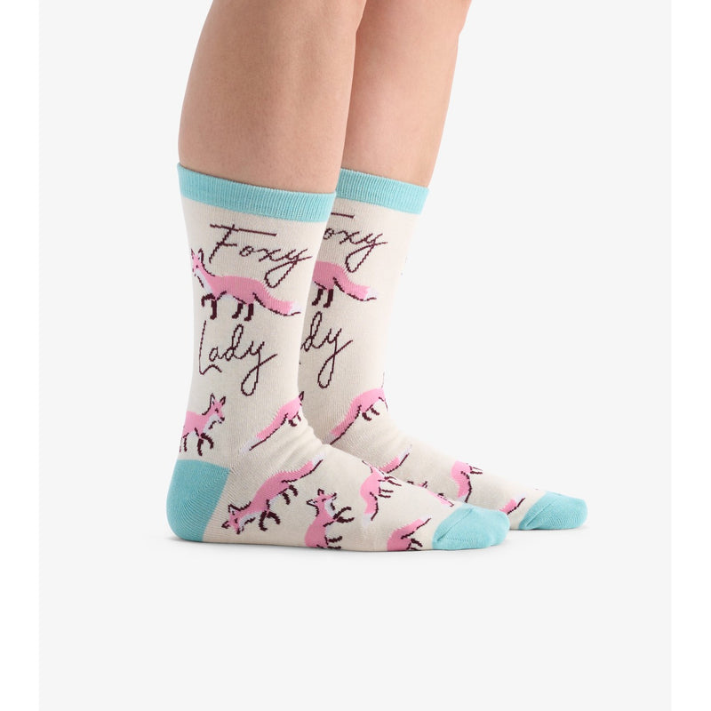 Little Blue House - Foxy Lady Womens Crew Socks