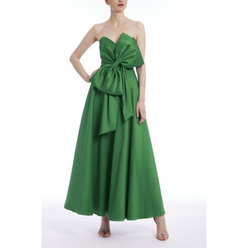 Badgley Mischka - Womens Bow Bodice Full Skt