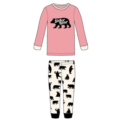 Little Blue House - Sister Bear Kids Pajama Set