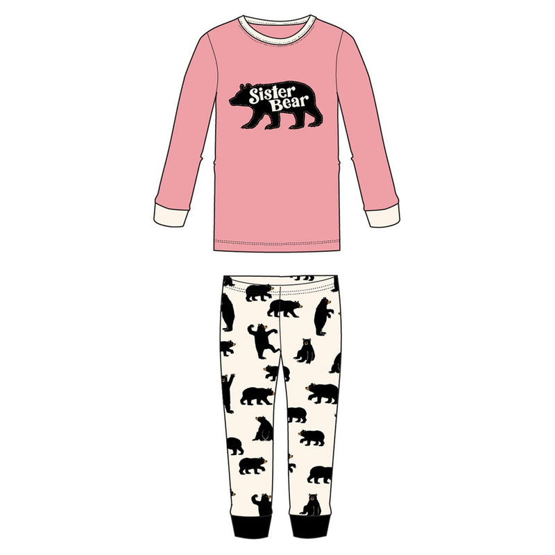 Little Blue House - Sister Bear Kids Pajama Set