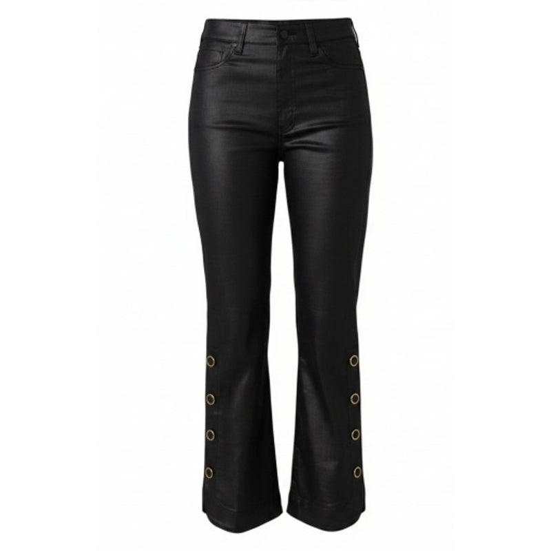 Liverpool Los Angeles - Womens Hannah Crop Flare with Buttoned Slit 27" Inseam