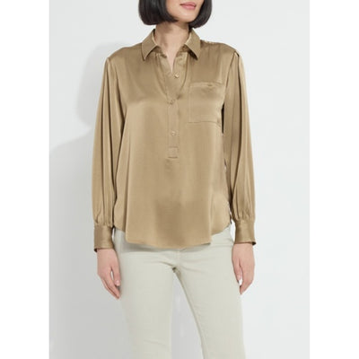Lysse - Womens Mabel Collared Popover Shirt