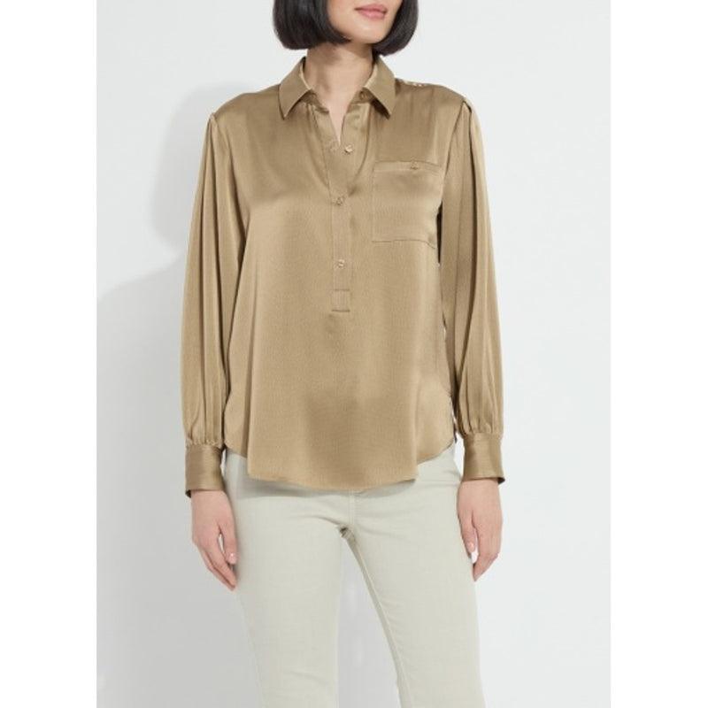 Lysse - Womens Mabel Collared Popover Shirt