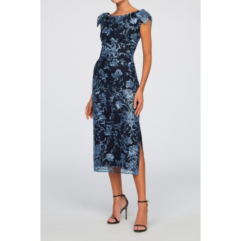 JS Collections - Womens Elsbeth Tea Length Cocktail