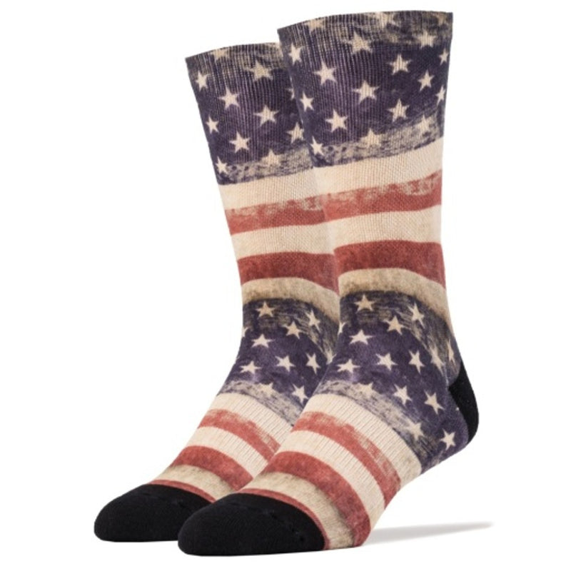 Oooh Yeah - Mens 360 Printed Crew Socks -Born on the 4th
