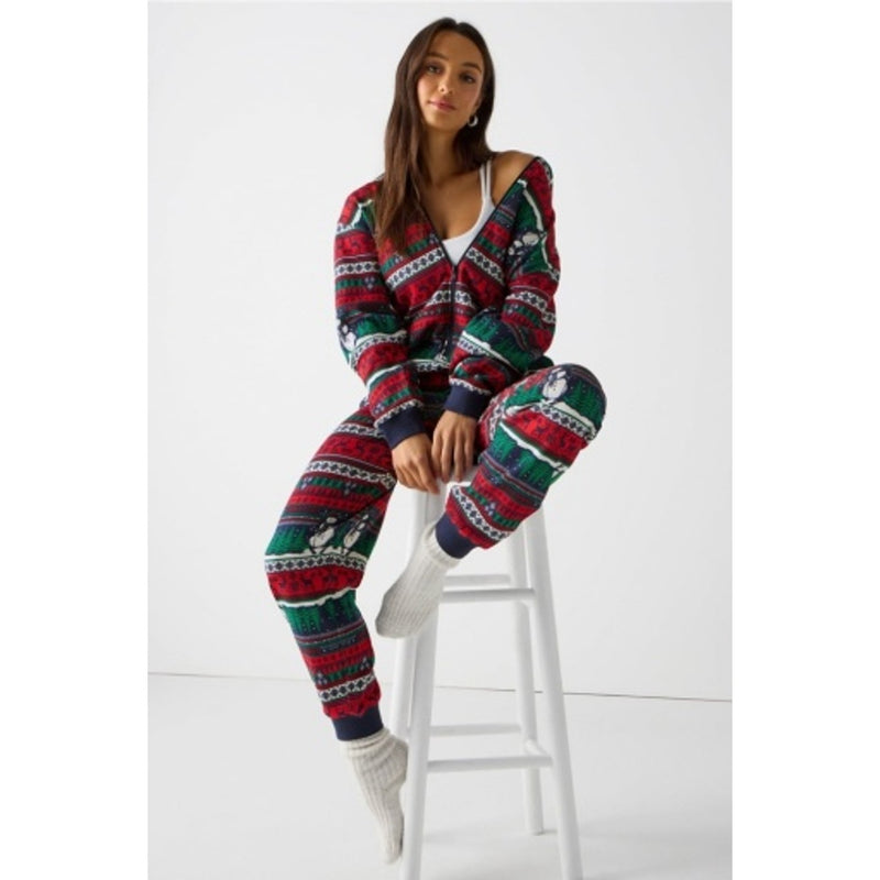 Fabletics - Womens Cozy Fleece Hooded Onesie