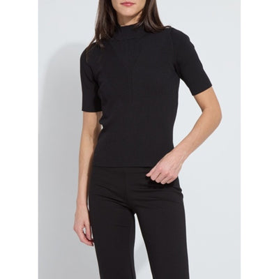 Lysse - Womens Benadette Short Slv Ribbed Top