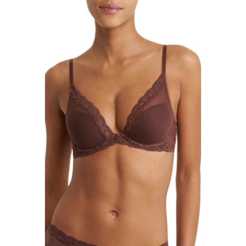 Natori - Womens Feathers Plunge T-Shirt Bra