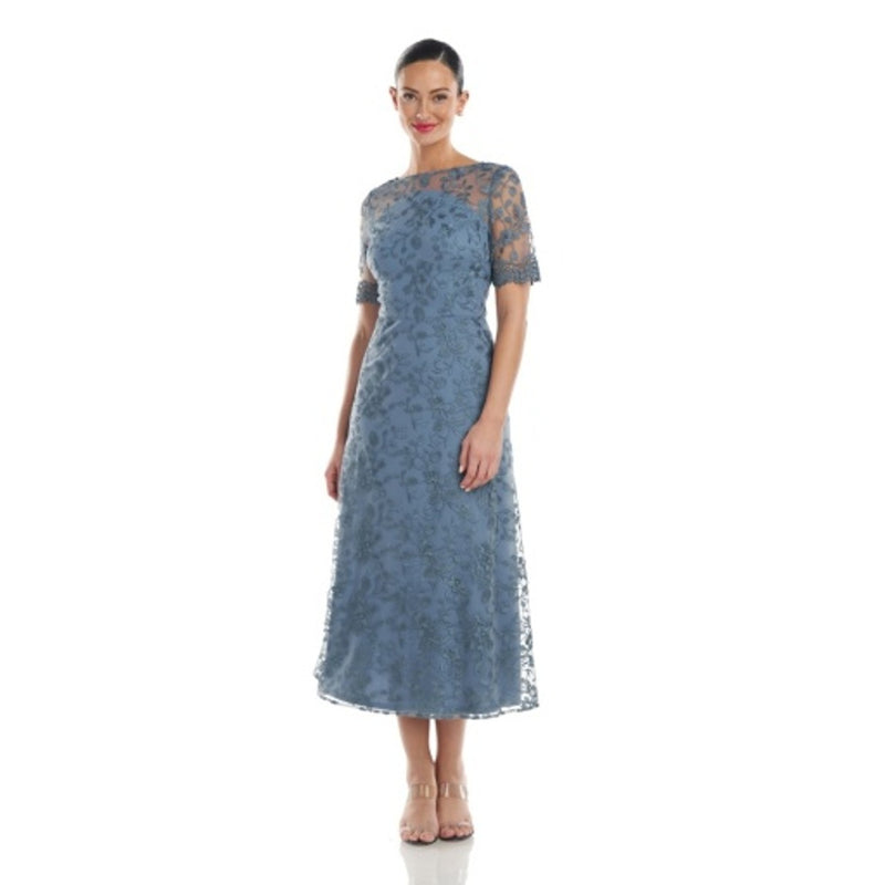 JS Collections - Womens Theresa Tea Length Dress