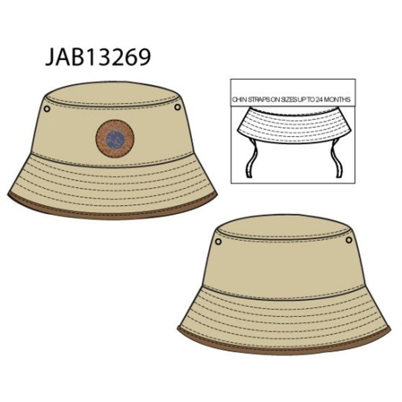 Janie and Jack - Kids B Tan Bucket Hat Spbk