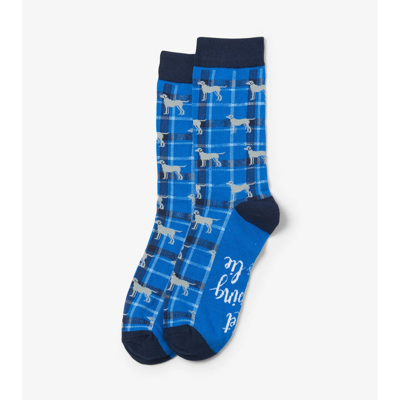 Little Blue House - Sleeping Dogs Lie Mens Crew Socks