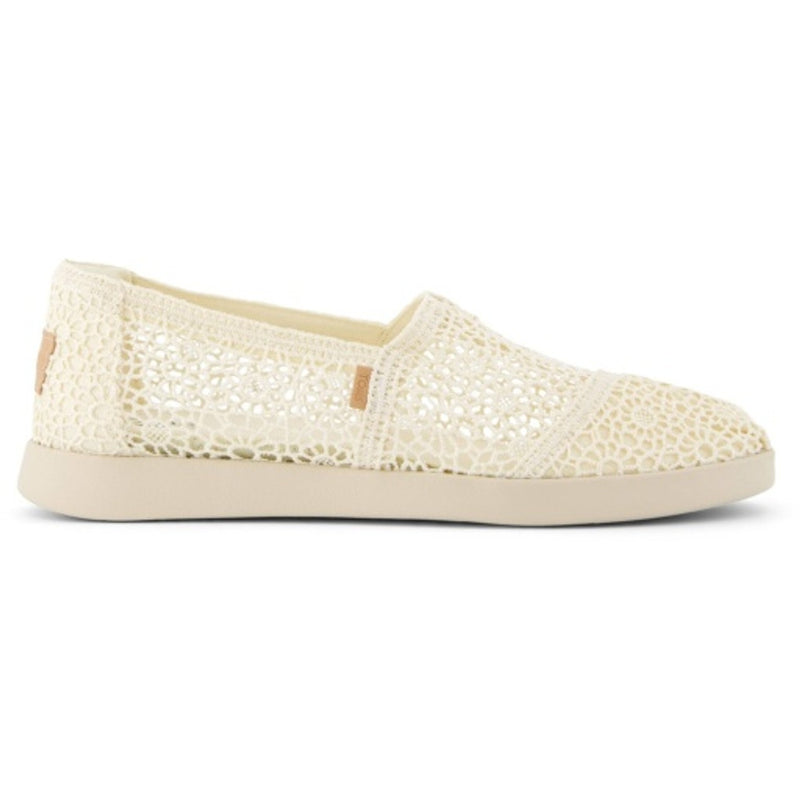 TOMS - Womens Alpargata Plus - Natural Moroccan Crochet