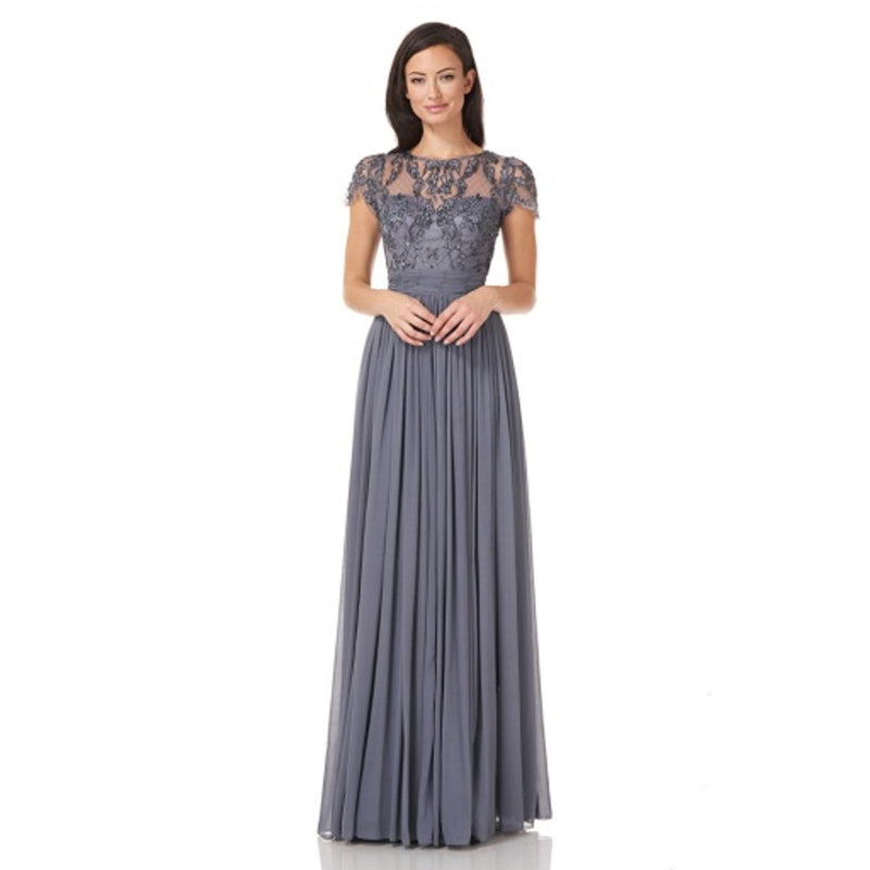 JS Collections - Womens Beaded Dress with Pleats