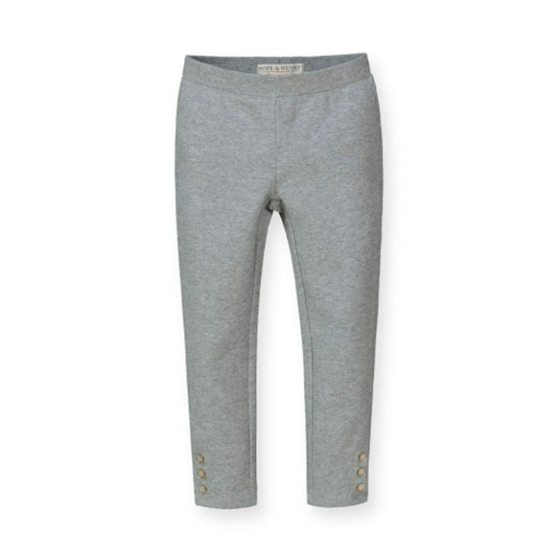 Hope & Henry - Girls Button Cuff Ponte Pant