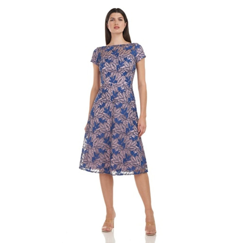 JS Collections - Womens Robin Flounce Skirt Midi Dress