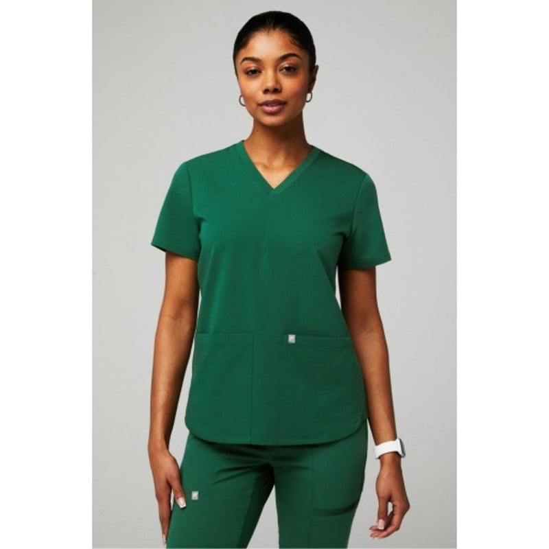 Fabletics - Womens Method Scrub Top - Hunter Green