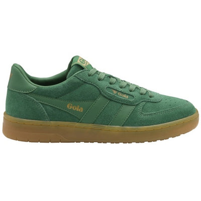 Gola - Womens Hawk Suede '86 Sneakers - Emerald/Gum