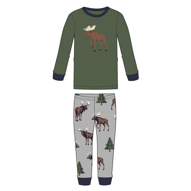 Little Blue House - Wild Moose Kids Pajama Set
