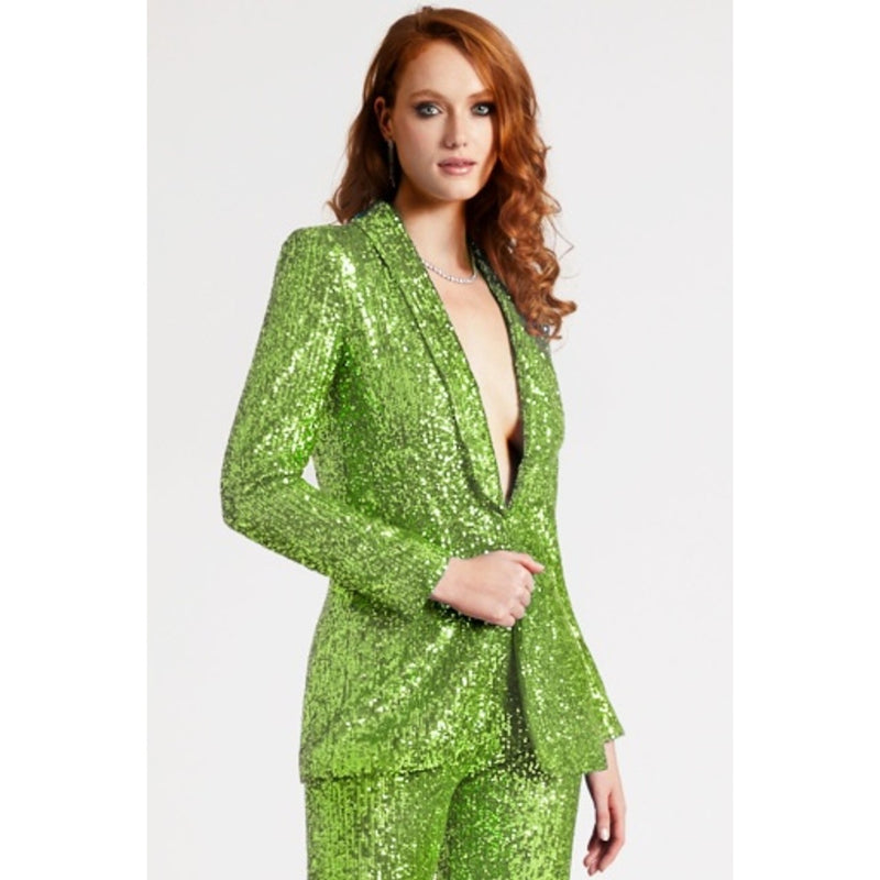 Badgley Mischka - Womens Sqn Blzr