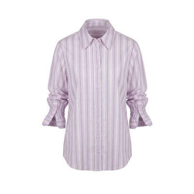 Liverpool Los Angeles - Womens Adjustable Slv Button Front Woven Top