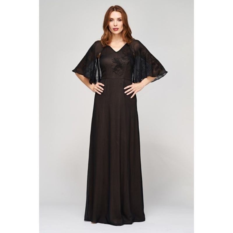 JS Collections - Womens Alexandria Embroidered Gown