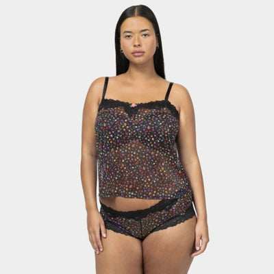 Ariela - Womens Sheer Mesh Cami Set