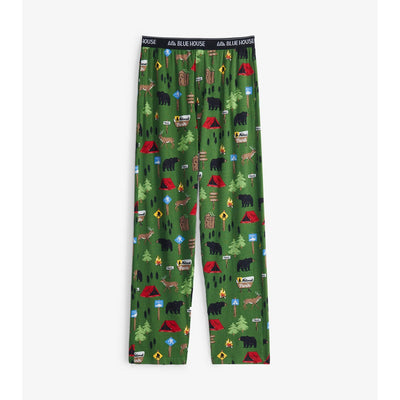 Little Blue House - Hiking Trail Mens Jersey Pajama Pants