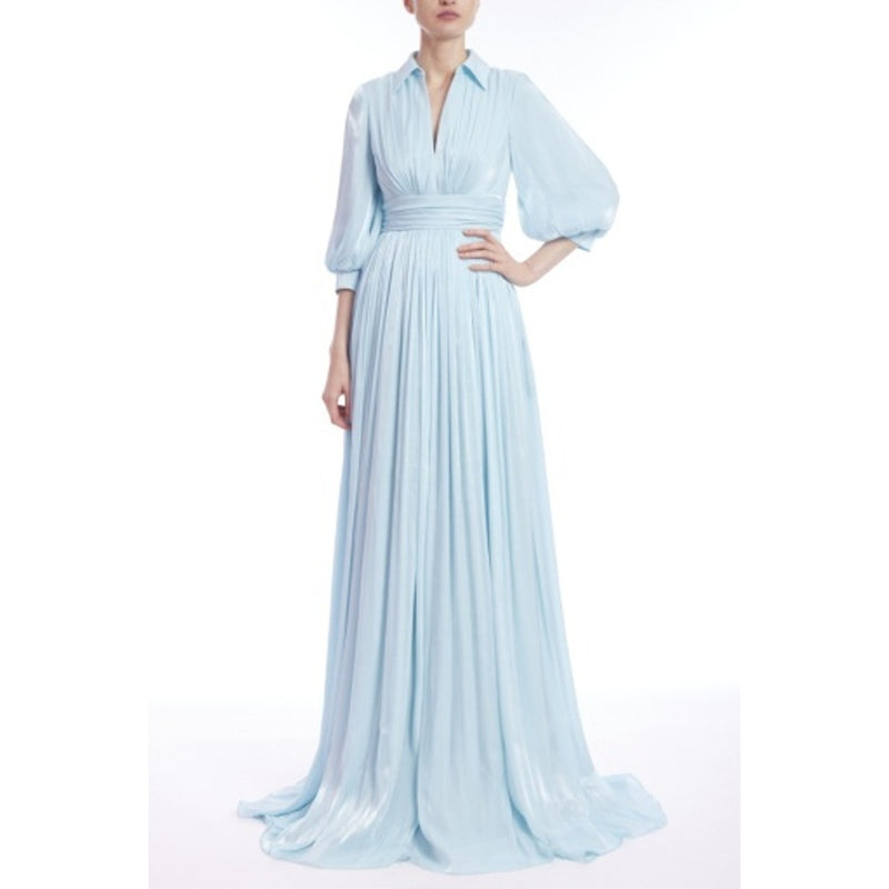 Badgley Mischka - Womens Solid Shirt Dress