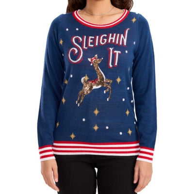 Tipsy Elves - Womens Sleighin' It Sweater