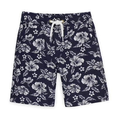 Hope & Henry - Boys Relaxed Linen Pull-on Short