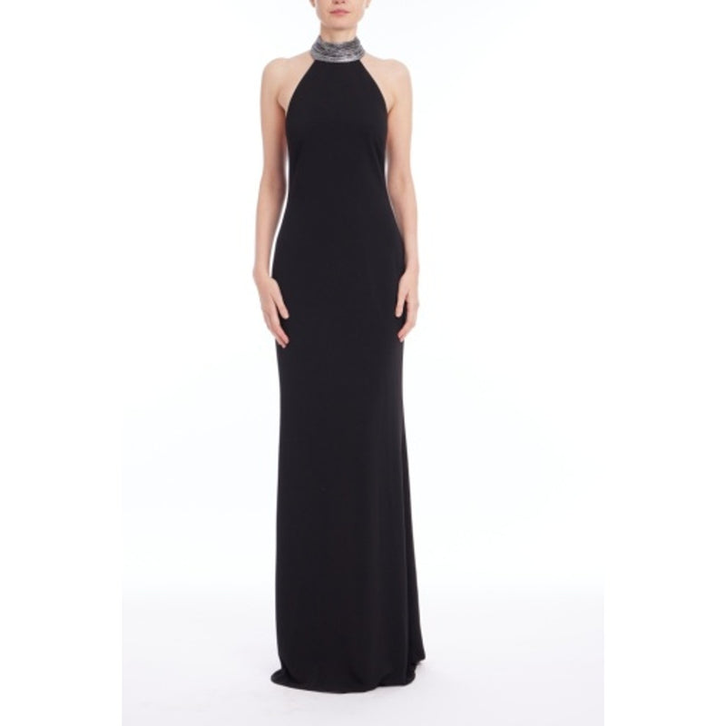 Badgley Mischka - Womens Beaded Nk Halter