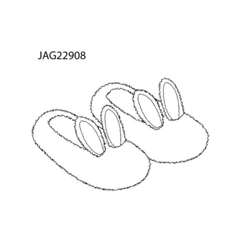Janie and Jack - Kids G Wht Bunny Slipper E1