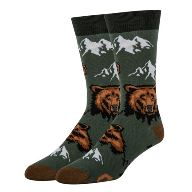Oooh Yeah - Mens Crew Socks-Be Grizzly