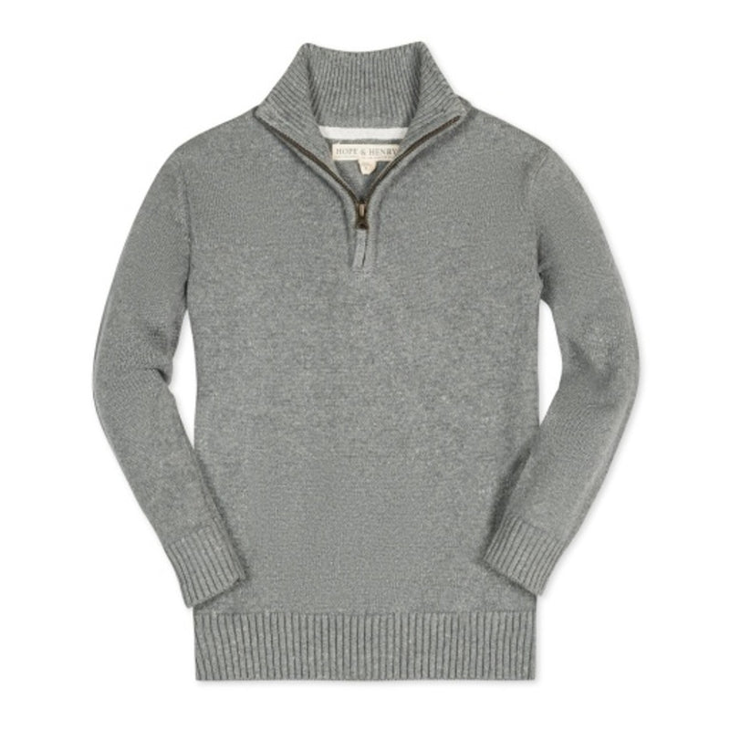 Hope & Henry - Boys Organic Half Zip Sweater